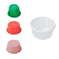 Cápsulas para cupcakes rizadas de colores - Decora - 25 unidades