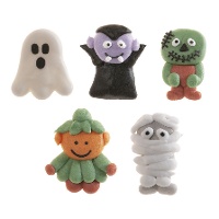 Figuras de azúcar de Halloween surtidas de 3,5 cm - Dekora - 50 unidades