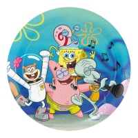 Platos de Bob Esponja de 23 cm - 8 unidades