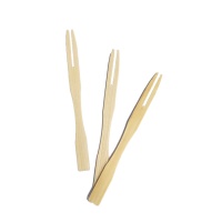 Mini tenedores de madera - 24 unidades