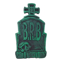 Lápida de B.R.B. verde de 43 x 22 cm