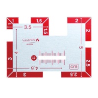 Regla para medir costuras de 7 x 5 cm - Clover