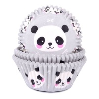 Cápsulas para cupcakes de osos panda - House of Marie - 50 unidades