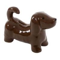 Hucha de perro salchicha