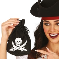 Bolsa monedas pirata, 19x19 cms