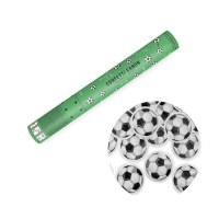 Cañón de confetti de globos de fútbol de 40 cm