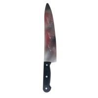 Cuchillo ensangrentado de 38,5 cm