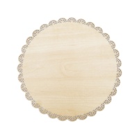 Base para tarta redonda de 29 cm de madera - Scrapcooking