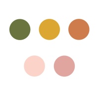 Pegatinas de círculos de colores pastel de 3,5 cm - 72 unidades