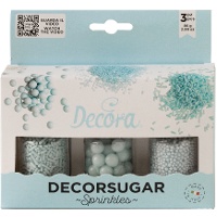 Kit de sprinkles surtidos azul perla - 85 gr