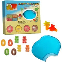 Fiesta en la piscina con ositos - Gummy bears pool party - 60 gr