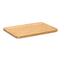 Bandeja de 30 x 20 cm de bambú rectangular para aperitivos