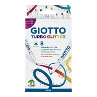 Rotuladores de purpurina - Giotto - 8 unidades