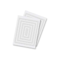 Adhesivos de espuma en 3D de marcos blancos - 20 unidades