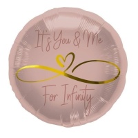 Globo de Its you & me for infinity de 45 cm