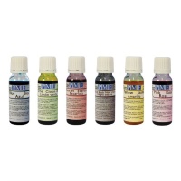 Set de colorantes para aerógrafo de 25 ml - PME - 6 unidades