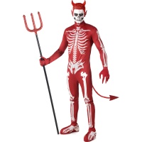 Disfraz de demonio esqueleto para hombre