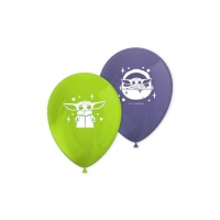 Globos de látex de Baby Yoda - Procos - 8 unidades