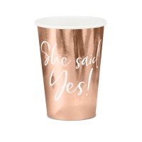 Vasos de She said Yes de 220 ml - 6 unidades