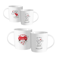 Taza de 350 ml Novios - 1 unidad