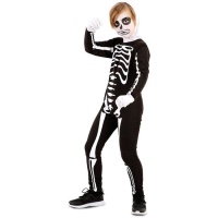 Disfraz de esqueleto con capucha infantil