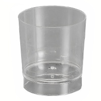 Vasos de 33 ml de plástico transparente para chupito - 100 unidades