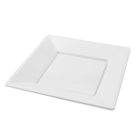 Platos cuadrados de 23 cm - Maxi Products - 25 unidades