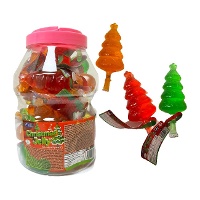 Árbol de Navidad de gelatina de 34 gr - 30 unidades