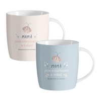 Taza de 350 ml Mamá nos enseñaste a volar surtida - DCasa