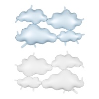 Globo de Nubes con enlaces de 99 x 52 cm - 1 unidad