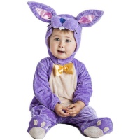 Disfraz de conejito lila para bebé