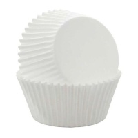 Cápsulas para cupcakes de color blanco - Wilton - 75 unidades
