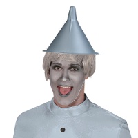 Sombrero de embudo de hombre de hojalata