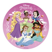 Oblea comestible de Princesas Disney de 15,5 cm