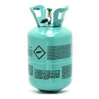 Bombona de Helio verde menta - 0,20 m - 24 para globos