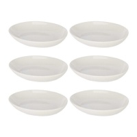 Plato de porcelana ovalado de 20 cm - Vessia - 6 unidades