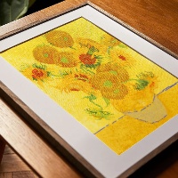 Kit de punto de cruz - Girasoles de Van Gogh - DMC