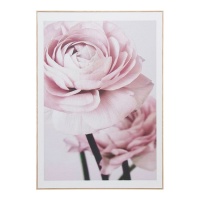 Cuadro flor rosa de 50 x 70 cm - DCasa