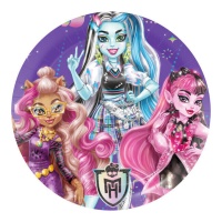 Platos de Monster High de 18 cm - 8 unidades