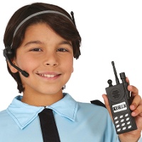 Walkie talkie con auriculares