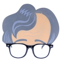 Gafas con cabeza de Woody Allen