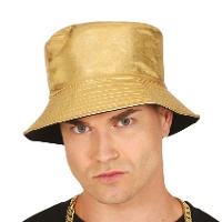 Sombrero dorado para adulto