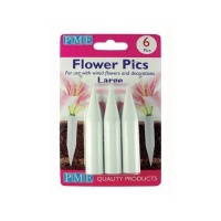 Pinchos portaflores grandes - PME - 6 unidades