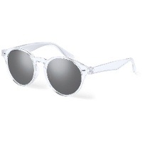 Gafas de sol redondas con montura transparente - 1 unidad
