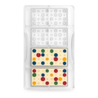 Molde de tableta con burbujas para chocolate de 20 x 12 cm - Decora - 4 cavidades