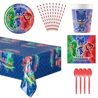 Pack para fiesta de Pj Masks - 8 personas