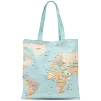 Bolsa de tela Mapa