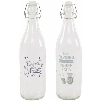 Botella de 1 L frases - 1 unidad