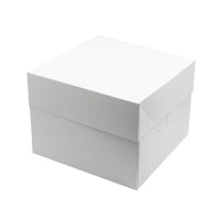 Caja para tarta de 25 x 25 x 15 cm - Sweetkolor - 3 unidades