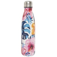 Botella de 500 ml de flores tropicales